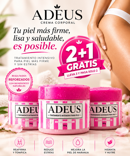 Adeus Crema Reafirmante | Anticelulítica y Antiestrías