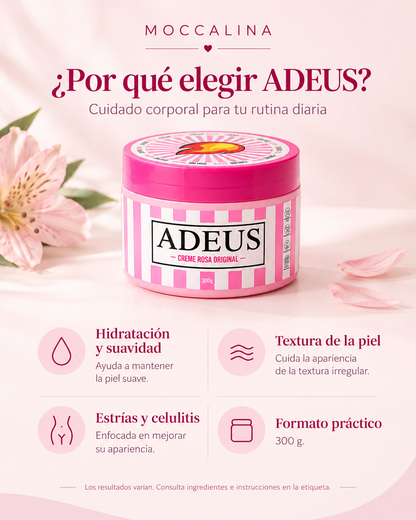 Adeus Crema Reafirmante | Anticelulítica y Antiestrías